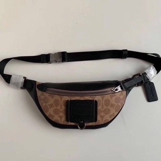 ใบเล็ก Coach Rivington Belt Bag In Signature Canvas