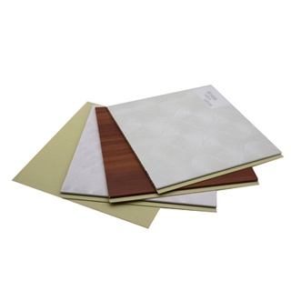 (2ชิ้น)PVC Wall Panel แผ่นไม้เทียมตกแต่งบ้าน ตกแต่งผนัง ฝ้าเพดาน