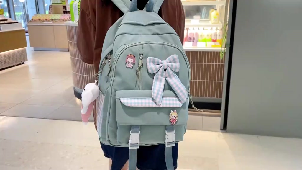 กระเป๋าเป้สะพายหลัง-กระเป๋านักเรียน-จุของได้เยอะ-สไตล์เกาหลี-สําหรับผู้หญิง