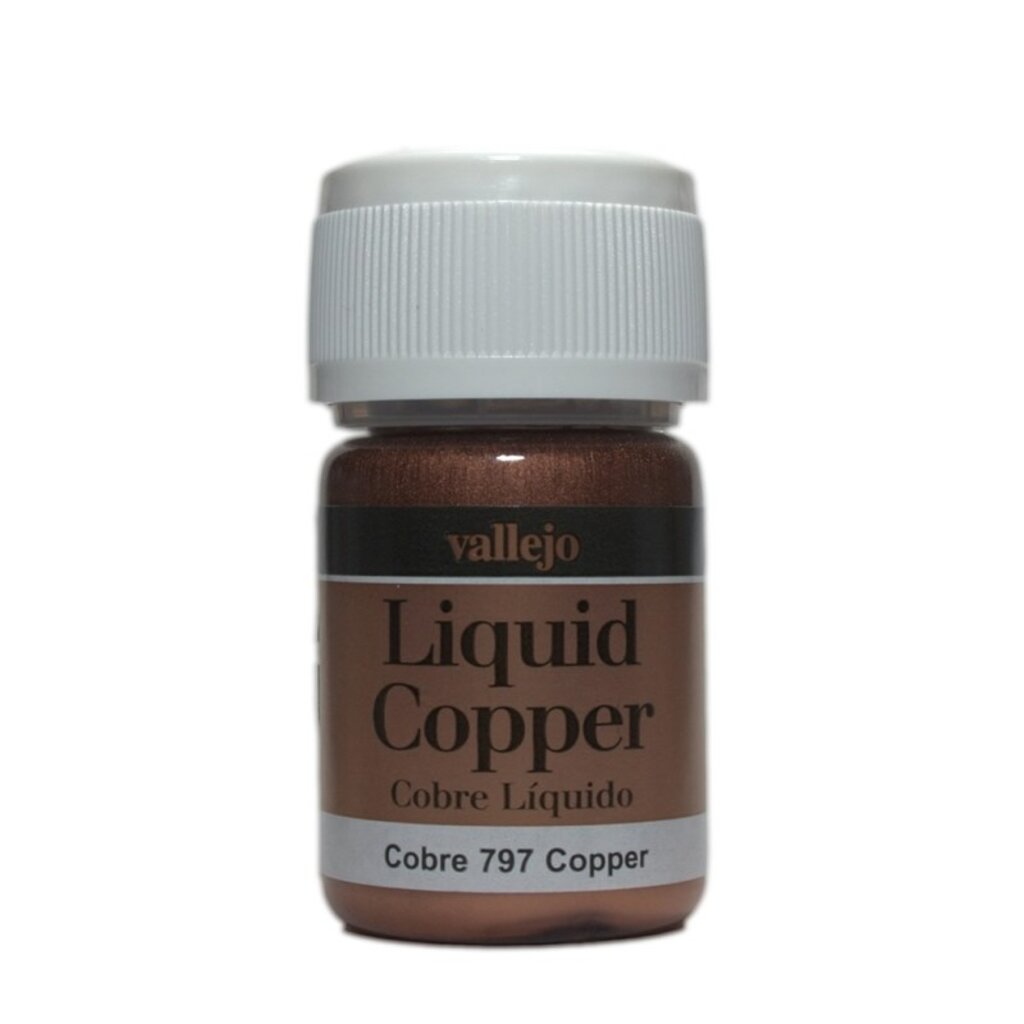 ภาพหน้าปกสินค้าVallejo Liquid 70.797 Copper (Alcohol Base)