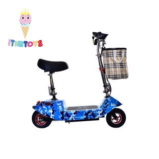 🔥 ถูกสุดๆ 🔥 itimtoys สกู๊ตเตอร์ไฟฟ้า E-SCOOTER สุดเทห์ สกู๊ตเตอร์ รถไฟฟ้า รถไฟฟ้าเด็ก T100