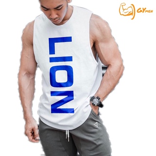 [GYMen] ผู้ชาย  กีฬา ออกกำลังกาย  เสื้อกล้าม vest   เปิดไหล่กว้าง เหมาะกับใส่ออกกําลังกาย สไตล์สปอร์ต สําหรับผู้ชาย