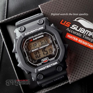 สินค้า US SUBMARINE S-SHOCK TP-1280M นาฬิการะบบDIGITALกันน้ำ100%พร้อมกล่อง