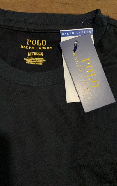 ภาพสินค้าเสื้อยืดคอกลม สีพื้นโปโล ราล์ฟ ลอเรน T-Shirt POLO RALPH LAUREN จากร้าน pongpuns บน Shopee ภาพที่ 5