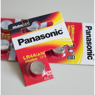 ถ่านอัลคาไลน์แท้ Panasonic LR44  1.5V แบ่งขาย จำนวน 1 ก้อน ใหม่ล่าสุด จากบริษัทพานาโซนิคประเทศไทย