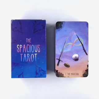 ภาพหน้าปกสินค้าThe Spacious Tarot Divination Tarot Decks การ์ดเกมสําหรับครอบครัวปาร์ตี้ ซึ่งคุณอาจชอบราคาและรีวิวของสินค้านี้