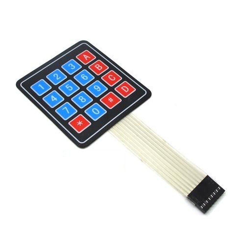 4x4 Matrix Membrane Keypad for Arduino | Shopee Thailand