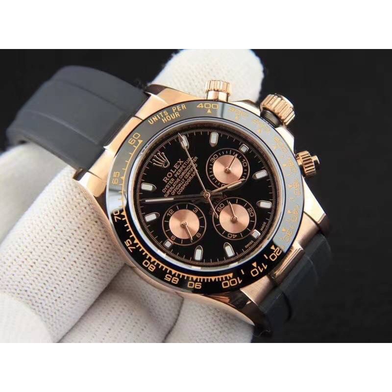 พร้อมส่งnew-rolex-cosmograph-daytona-watch-เครื่องญี่ปุ่นแท้-อุปกรณ์ครบชุด