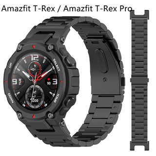 สินค้า สายนาฬิกาข้อมือสแตนเลสโลหะสําหรับ Amazfit T-Rex Pro / T-Rex