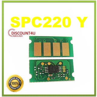 Discount4U CHIP Toner SPC220 Y  for Ricoh SPC220 SPC221 SPC222 SPC240