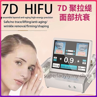 Professional Portable Body Slim Face Lifting 7D Hifu Beauty Machine with 7 Cartridges HD9F