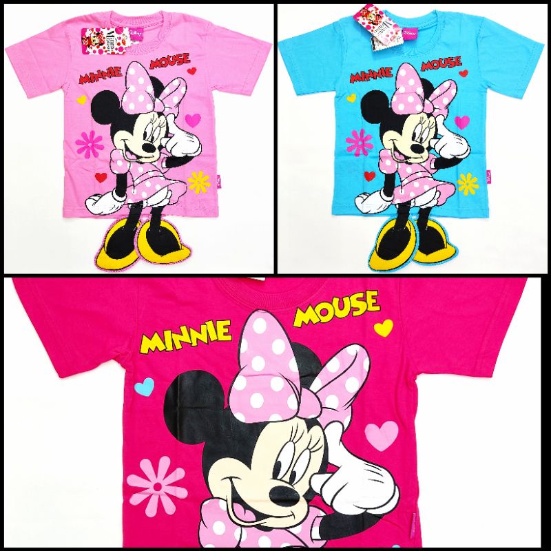 เสื้อยืดเด็กลายมินนี่เมาส์-minnie-mouse-ลิขสิทธิ์