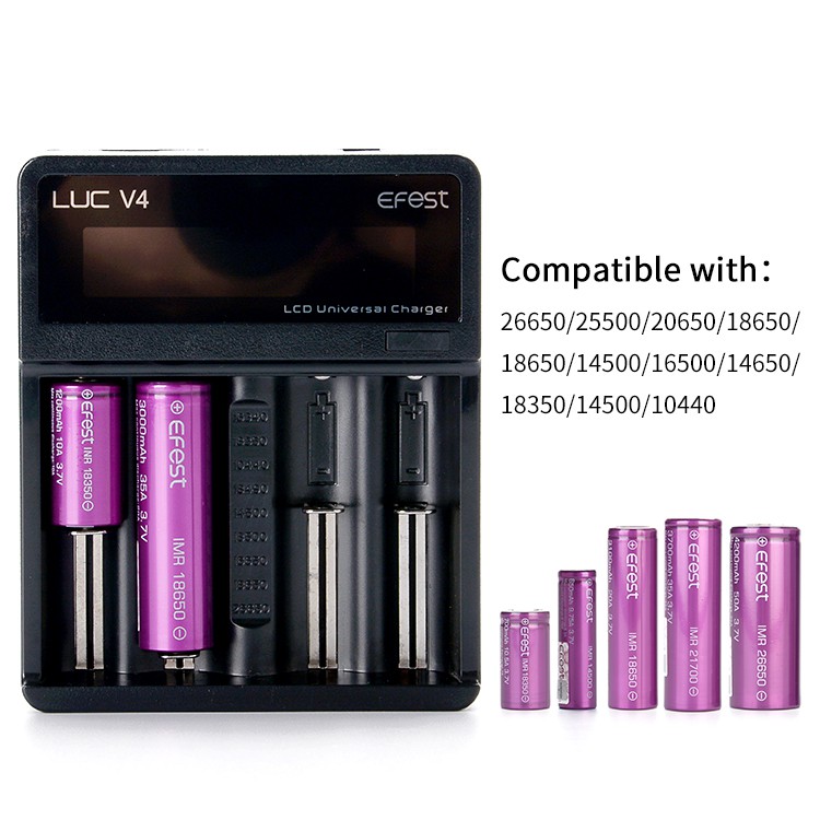 รางชาร์จefest-รุ่นluc-v4-ใช้เป็นpowerbankได้-เครื่องชาร์จถ่านชาร์จคุณภาพสูง-รับประกันนาน-3-ปีจากผู้ผลิต