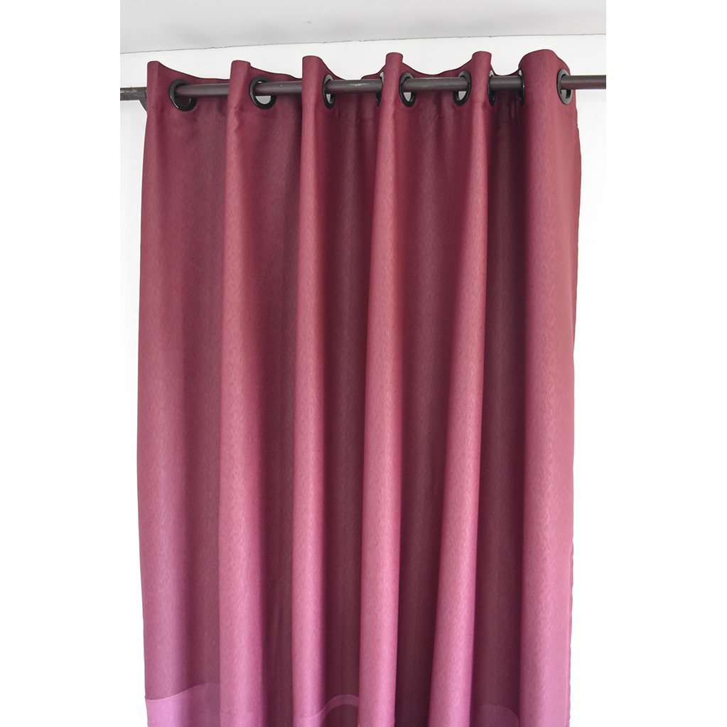 curtain-design-ผ้าม่านประตู-ผ้าม่านหน้าต่าง-เนื้อผ้าด้าน-สีแดงเลือดหมู