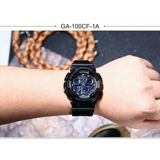 Casio นาฬิกา Casio G-shock-ga-100cf-1a นาฬิกาแฟชั่นผู้ชายแท้