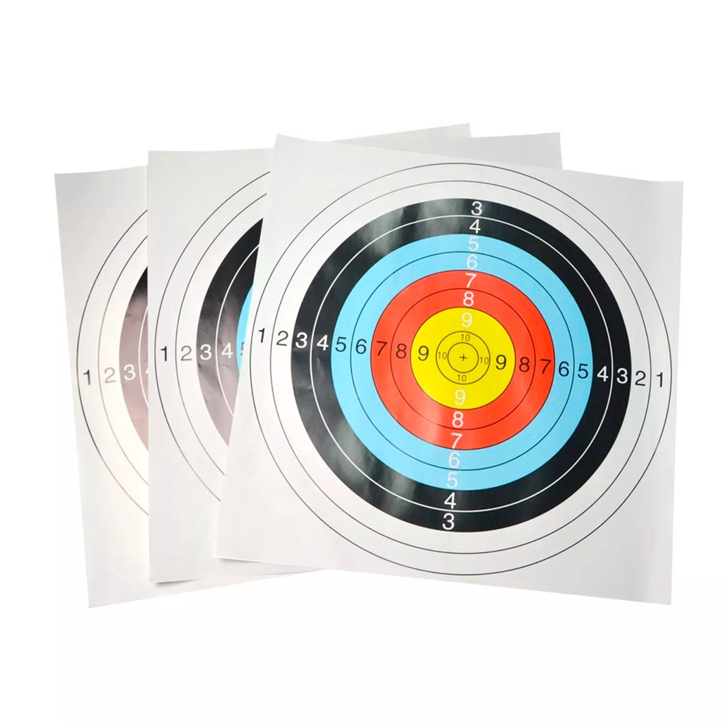 รูปภาพสินค้าแรกของ1x Topoint Target Paper 40x40cm glossy.