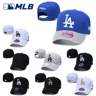หมวกเบสบอล MLB Los Angeles Dodgers LA ทรงสตรีท สไตล์เกาหลี สําหรับผู้หญิง และผู้ชาย R5KY