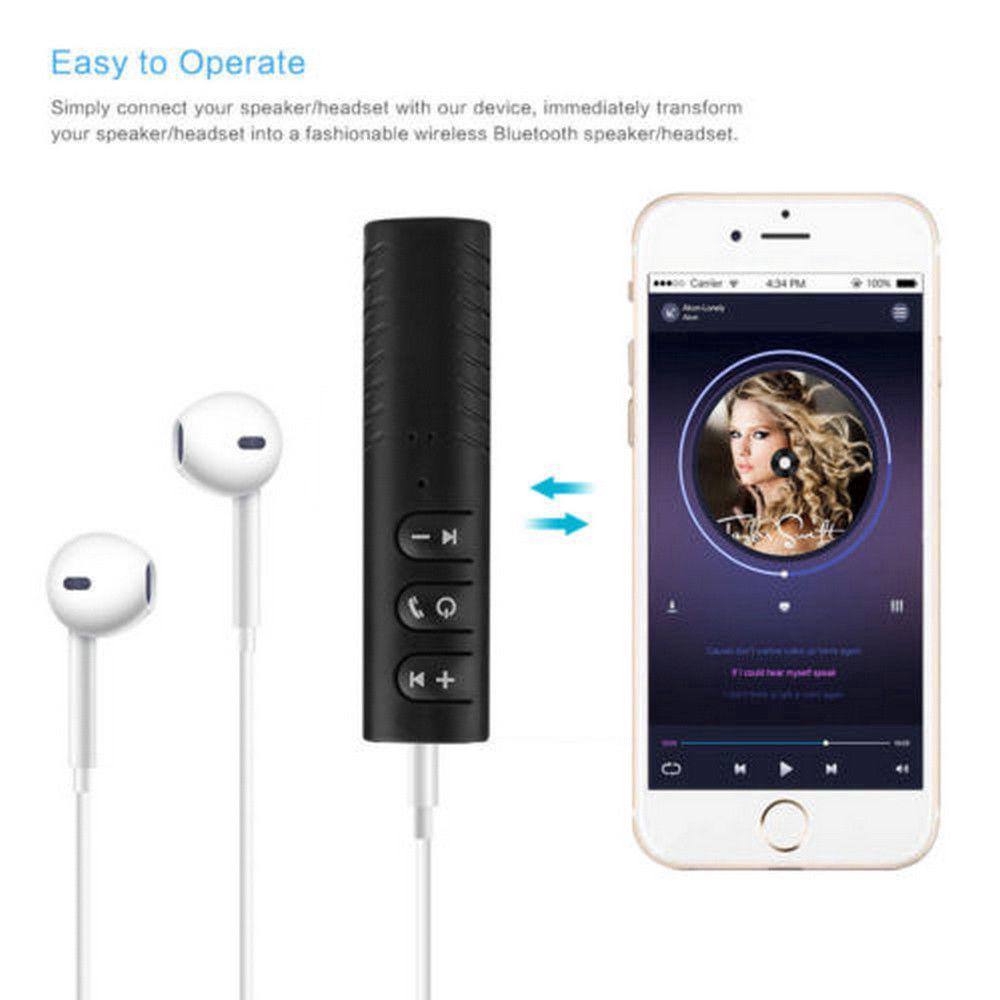 ภาพขนาดย่อของภาพหน้าปกสินค้าอะเเดปเตอร์ไวร์เลส บลูทูธ 3.5 มม. Jack AUX Audio Receiver Adapter จากร้าน serendipity.th บน Shopee ภาพที่ 2