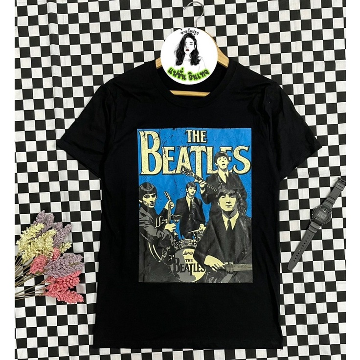 เสื้อยืดวง-the-beatles-แฟชั่นวินเทจยุค90