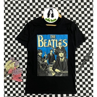 เสื้อยืดวง The Beatles แฟชั่นวินเทจยุค90