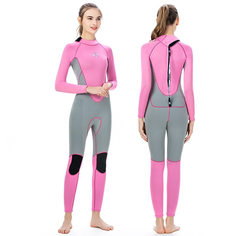 wetsuits ชุดดําน้ําสตรีแขนยาว 3 มม. Shopee Thailand