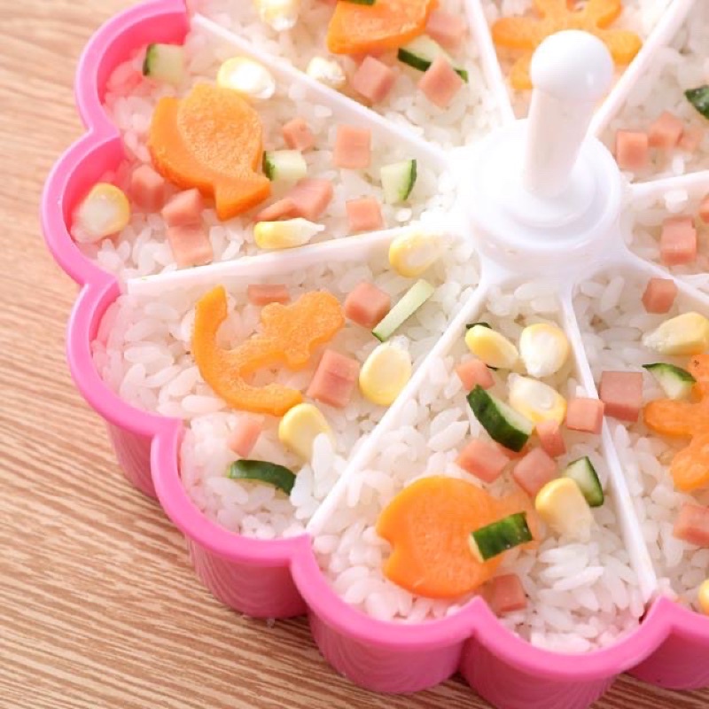 Japanese rice block บล็อกทำข้าวปั้นญี่ปุ่น 8 ช่อง | Shopee Thailand