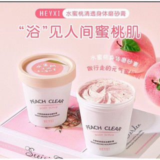 Peach Clear Body Scrub