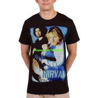 เสื้อยืดวินเทจเสื้อวง Nirvana เสื้อยืดลาย เนอร์วานา เสื้อวินเทจ เสื้อยืดผช เสื้อวินเทจ RCM98S-5XL