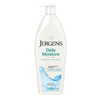 Jergens Daily Moisture Moisturiser 621ML เจอร์เกนส์เดลี่มอยซ์เจอร์ดรายสกินโลชั่น 621มล.