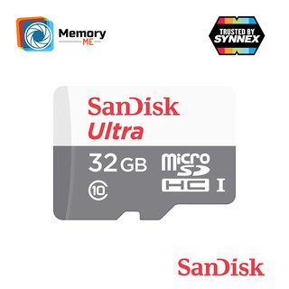 ภาพขนาดย่อของภาพหน้าปกสินค้าSANDISK เมมโมรี่การ์ด Micro SD card Ultra 32 GB  Class10, (SDSQUNR-032G-GN3MN) memory card ของแท้ จากร้าน memoryme_official_shop บน Shopee ภาพที่ 2