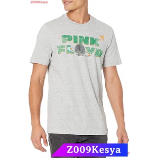 เสื้อยืดวงดนตรีแขนสั้นโอเวอร์ไซส์ เสื้อยืดผู้ชาย Pink Floyd Mens Vintage Distressed Earth In Orbit T-Shirt sale Pink Fl