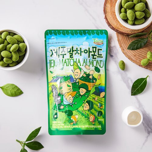 hbaf-jeju-matcha-almond-190g-hbaf-เชจูมัทฉะอัลมอนด์-190g