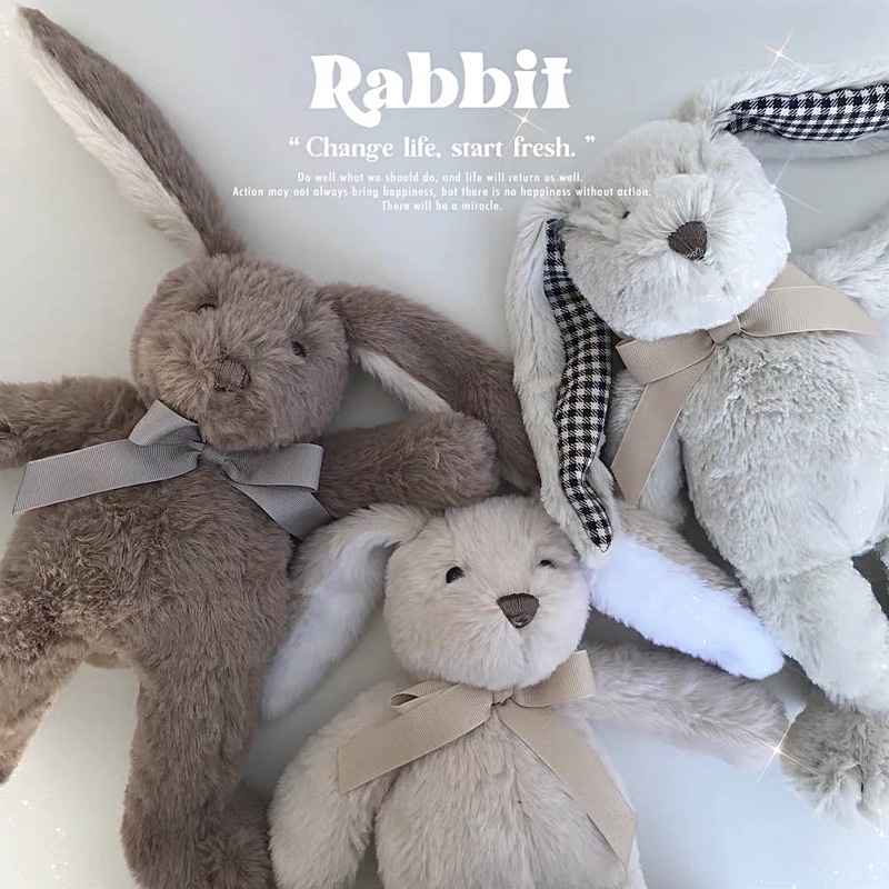 rabbit-ตุ๊กตาน้องกระต่าย-ตุ๊กตาน่ารัก-ตุ๊กตาขนนิ่ม-ของขวัญวันเกิด-ของขวัญน่ารักๆ