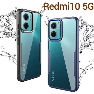 Redmi 10 5Gตรงรุ่น(พร้อมส่งในไทย)เคสกันกระแทกขอบสีหลังใสXiaomi Redmi10 5G