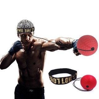 Boxing Reflex Speed Punch Ball Sanda Boxer Raising Reaction ball red