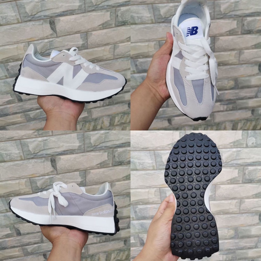 new-327-รองเท้าผู้ชาย-yuanzu-grey-รองเท้ากีฬาผู้ชายและผู้หญิงห้าสี-ของแท้100