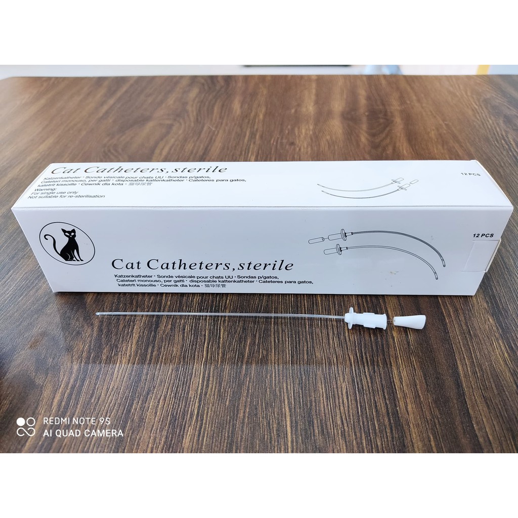 ภาพหน้าปกสินค้าท่อสวนปัสสาวะแมว พร้อมแกนเหล็ก cat catheter tomcat with stylus 1.0 and 1.3 *130mm จากร้าน visarut7586 บน Shopee