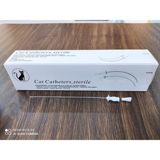 ภาพขนาดย่อของภาพหน้าปกสินค้าท่อสวนปัสสาวะแมว พร้อมแกนเหล็ก cat catheter tomcat with stylus 1.0 and 1.3 *130mm จากร้าน visarut7586 บน Shopee