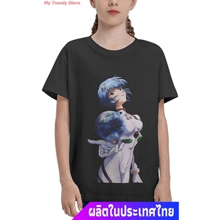 【Hot】My Trendy Store อีวานเกเลียนเสื้อยืดยอดนิยม Neon Genesis Evangelion Shirts Youth Short Sleeve Tshirts Tops Evangeli
