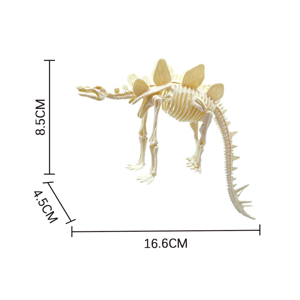 ของเล่นโบราณคดี-โครงกระดูกฟอสซิลไดโนเสาร์ประกอบโบราณคดี