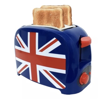 TOASTER เครื่องปิ้งขนมปัง ลายธงชาติ รุ่น YT-6001 กำลังไฟ 750W ปรับระดับความร้อนได้ 7 ระดับ เครื่องปิ้ง เครื่องปิ้งขนม