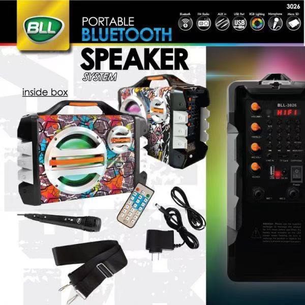 bll-3026-portable-speaker-system-350w-ลำโพงเสียงดี-พร้อมไมค์