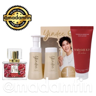 [เลือกกลิ่นได้] Madam Fin น้ำหอม มาดามฟิน : รุ่น Madame Fin Classic + มูส Yindee 2 ขวด + โลชั่น 1 หลอด