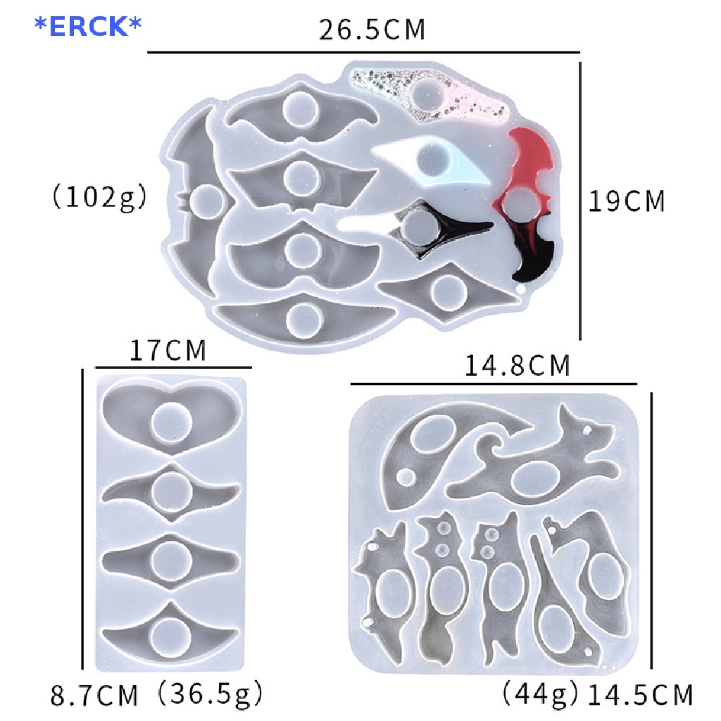 erck-gt-ใหม่-แม่พิมพ์ซิลิโคนเรซิ่น-อีพ็อกซี่-สําหรับทําแหวนอ่านหนังสือ-diy