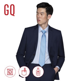 ภาพหน้าปกสินค้าGQ Essential Suit สูทผู้ชายทรงปกติ รุ่น TR Tailored Fit สีกรมท่า ที่เกี่ยวข้อง