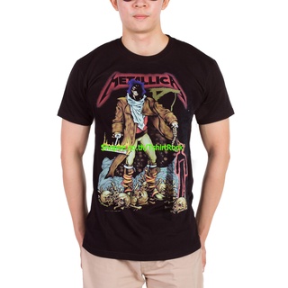 เสื้อยืดวินเทจเสื้อวง METALLICA เสื้อใส่สบาย Rock เสื้อวินเทจ เมทัลลิกา RCM1797S-5XL