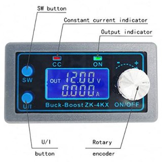 โมดูลลดและเพิ่มแรงดัน 5.5-30VDC เป็น 0.5-30 VDC Output 0-4A 35W Buck Boost Converter CC CV 0.5-30V 4A Power Module