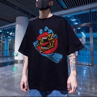 เสื้อยืดโอเวอร์ไซส์[] เสื้อยืดคอกลม ทรงหลวม พิมพ์ลาย ขนาดใหญ่ สไตล์ฮาราจูกุ แฟชั่นสําหรับผู้ชาย และผู้หญิงS-3XL