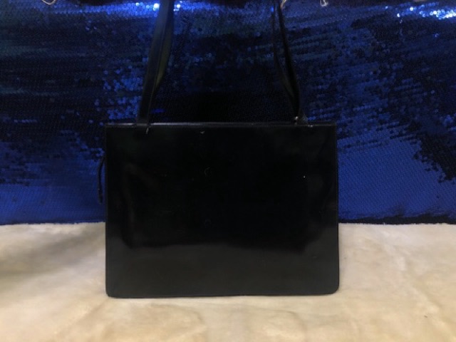 etienne-aigner-black-leather-shoulder-bag-แท้