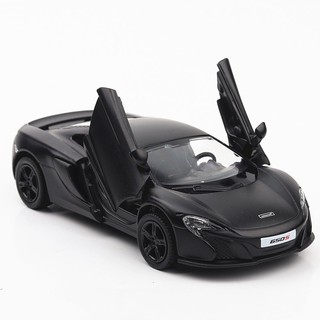 1/36 Scale McLaren 650 S สำหรับโชว์รถโมเดลเหล็กรถรถลากของเล่นเด็ก